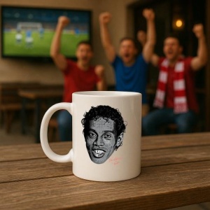 Cana cu fotbalistul Ronaldinho Gaucho Brazil - Img 10