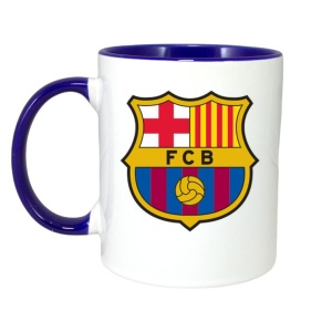 Cana FCB Spania , cu logoul stema echipei, Cadoul Perfect - Img 4