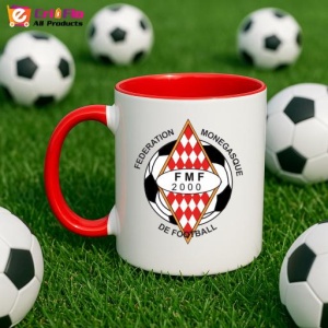 Cana Federation monegasque de football Monaco , cu logoul stema echipei, Cadoul Perfect - Img 46