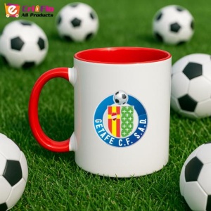 Cana Getafe logo Spania , cu logoul stema echipei, Cadoul Perfect - Img 46