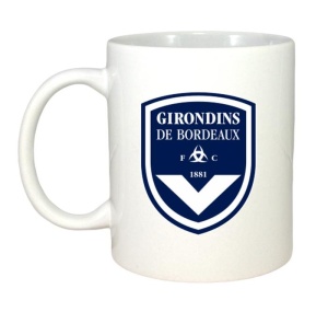 Cana Girondins de Bordeaux Franta , cu logoul stema echipei, Cadoul Perfect - Img 2