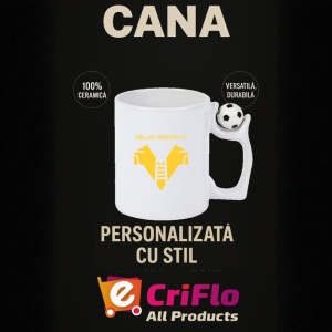 Cana Hellas Verona Italia , cu logoul stema echipei, Cadoul Perfect - Img 13