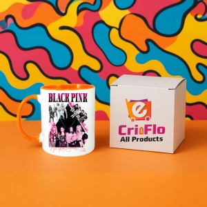 Cana K-POP cu formatia trupa KPOP BLACKPINK AUTOGRAF ROSU 615 - Img 39