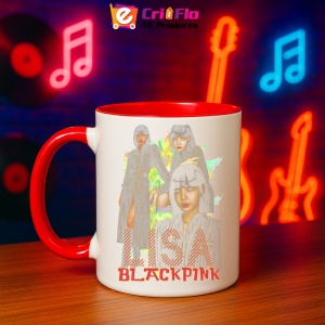 Cana K-POP cu formatia trupa KPOP BLACKPINK LISA 4 617 - Img 46