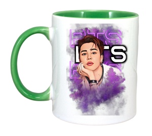 Cana K-POP cu formatia trupa KPOP BTS JIM 635 - Img 3