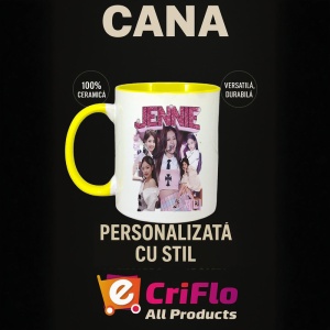 Cana K-POP cu formatia trupa KPOP JENNIE BLACK PINK 670 - Img 33