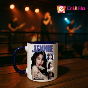 Cana K-POP cu formatia trupa KPOP JENNIE KIM 672 - Img 26