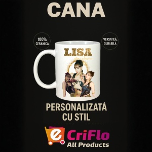 Cana K-POP cu formatia trupa KPOP LISA GOLD 710 - Img 18