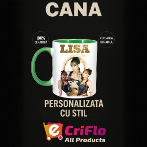 Cana K-POP cu formatia trupa KPOP LISA GOLD 710 - Img 23