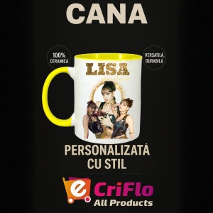 Cana K-POP cu formatia trupa KPOP LISA GOLD 710 - Img 33