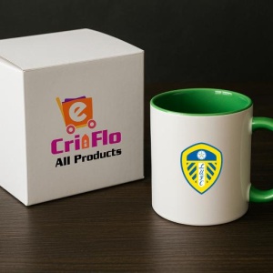 Cana Leeds United F.C .Anglia , cu logoul stema echipei, Cadoul Perfect - Img 19