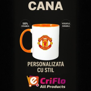 Cana Manchester United FC Anglia , cu logoul stema echipei, Cadoul Perfect - Img 40