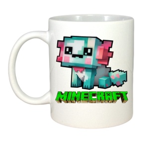 Cana Minecraft Axolotl Albastru - Img 2