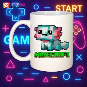 Cana Minecraft Axolotl Albastru - Img 10