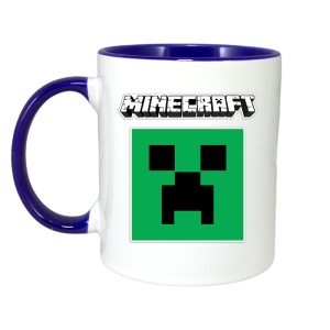 Cana Minecraft Ceeper cu Logo - Img 4