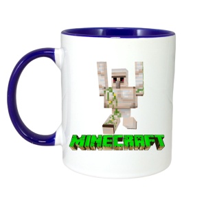 Cana Minecraft Golem Alb - Img 5