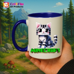 Cana Minecraft Pisica Gri - Img 12