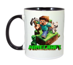Cana Minecraft Steve Cu Pisica - Img 6