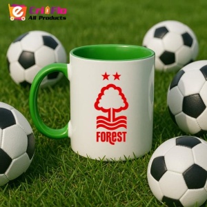 Cana Nottingham Forest FC Anglia , cu logoul stema echipei, Cadoul Perfect - Img 23