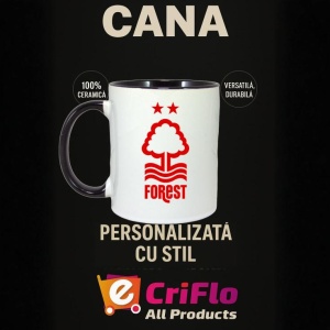 Cana Nottingham Forest FC Anglia , cu logoul stema echipei, Cadoul Perfect - Img 35