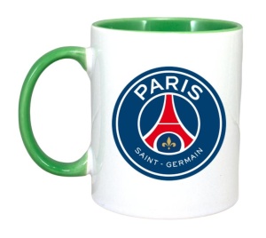 Cana Paris Saint Germain Franta , cu logoul stema echipei, Cadoul Perfect - Img 3