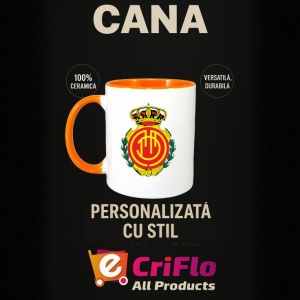 Cana Rcd mallorca Spania , cu logoul stema echipei, Cadoul Perfect - Img 40
