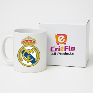 Cana Real Madrid CF Spania , cu logoul stema echipei, Cadoul Perfect - Img 14