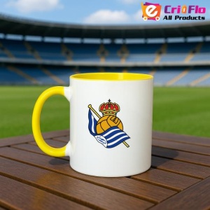 Cana Real Sociedad Spania , cu logoul stema echipei, Cadoul Perfect - Img 32