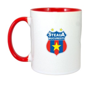 Cana Steaua Bucuresti , cu logoul stema echipei, Cadoul Perfect - Img 8