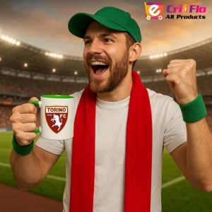 Cana Torino FC Italia , cu logoul stema echipei, Cadoul Perfect - Img 22