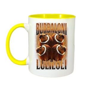 Cana Tralalero TraLaLa cu Burbaloni Luliloli Italian Brain Rot Capybara Meme - Img 5