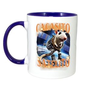 Cana Tralalero TraLaLa cu Cacasito Satelito Italian Brainrot Silly Rat Meme - Img 3