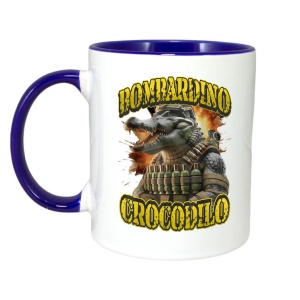 Cana Tralalero TraLaLa cu Italian Brainrot Bombardino Crocodilo Funny Meme - Img 3