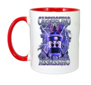 Cana Tralalero TraLaLa cu Italian Brainrot Cappuccino Assassino, Funny Cappuccino Meme - Img 7