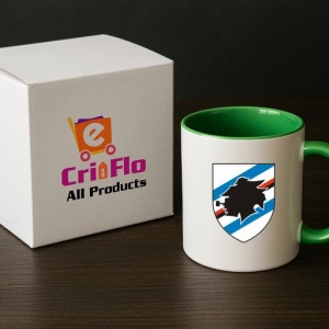 Cana UC Sampdoria Italia , cu logoul stema echipei, Cadoul Perfect - Img 19