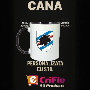 Cana UC Sampdoria Italia , cu logoul stema echipei, Cadoul Perfect - Img 35