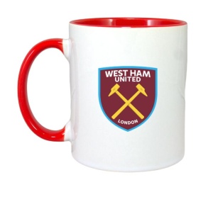 Cana West Ham United FC Anglia , cu logoul stema echipei, Cadoul Perfect - Img 8