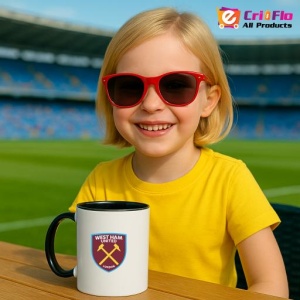 Cana West Ham United FC Anglia , cu logoul stema echipei, Cadoul Perfect - Img 38