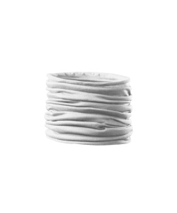 Esarfa unisex de culoare alb