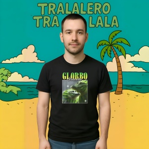 Glorbo Fruttodrillo ** Tricou Tralalero Tralala Copii | Dama | Barbat - Img 9