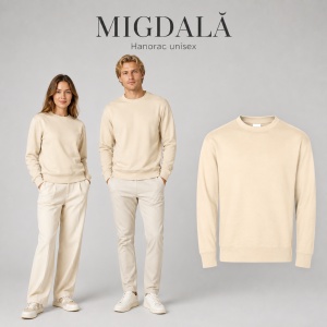 Hanorac Tip Bluză Unisex pentru Damă și Bărbați – 60% Bumbac, Interior Pieptănat, 280 g/m², S–5XL - Img 17