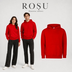 Hanorac Unisex Damă și Bărbați cu Glugă – 60% Bumbac, Interior Pieptănat, 280 g/m², XS–4XL - Img 20