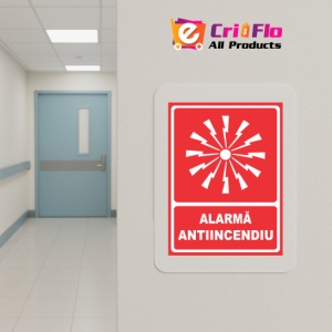 Indicator Alarma antiiincendiu, Sticker autocolant - Img 5