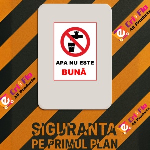 Indicator Apa nu este buna, Sticker autocolant - Img 3