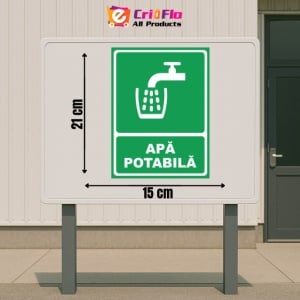 Indicator Apa potabila, Sticker autocolant - Img 2