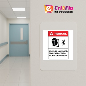 Indicator Arcul de la sudura poarta protectia ochilor, Sticker autocolant - Img 5