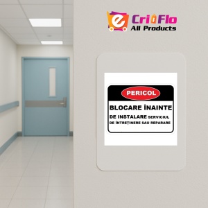 Indicator Blocare inainte de instalare serviciul de intretinere sau reparare, Sticker autocolant - Img 5