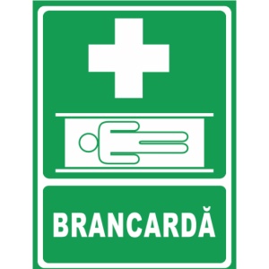 Indicator Brancarda, Sticker autocolant