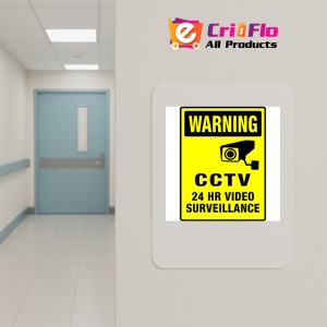 Indicator CCTV 24 Hours Video Surveillance Sign, Sticker autocolant - Img 4