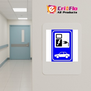 Indicator Charging Station Sign, Sticker autocolant - Img 5